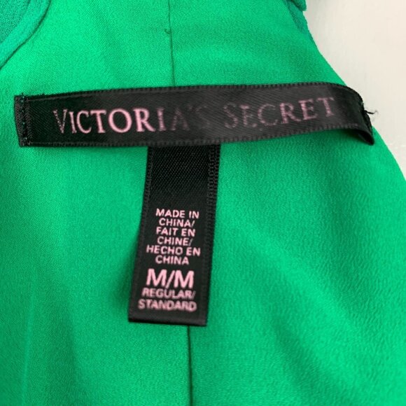 Victoria's Secret Kelly Green Spaghetti Strap Maxi Dress Women's Size Medium - Picture 7 of 8